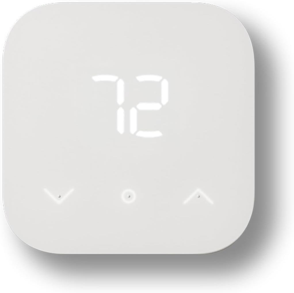 Amazon Smart Thermostat, Save money and energy, Works with Alexa and Ring, C-wire required - Image 2