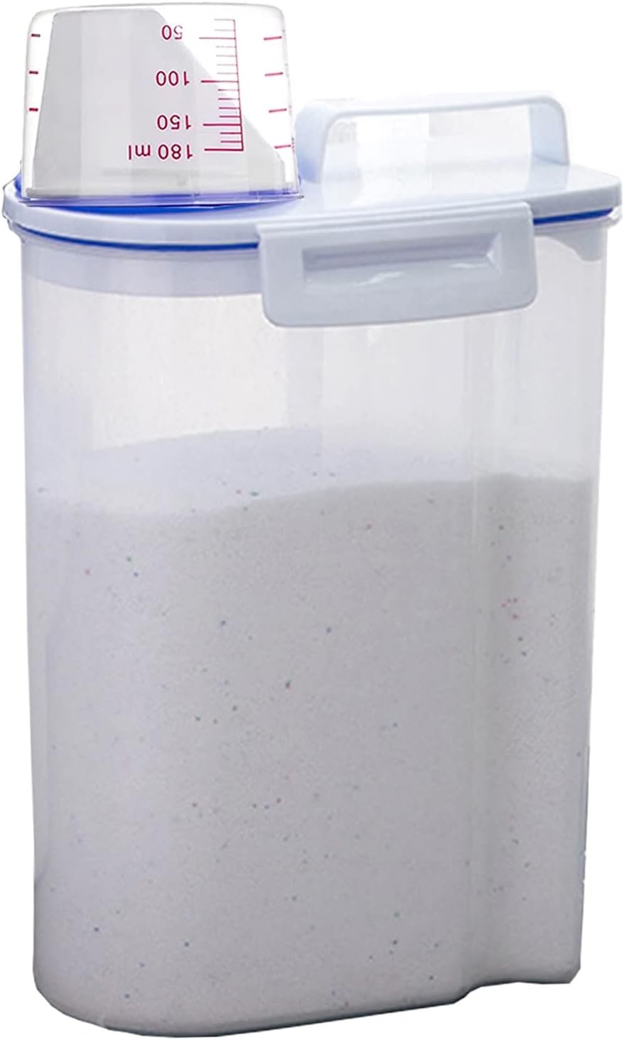 Laundry Detergent Dispenser - 70oz Scent Booster Beads Dispenser with Lids, Suitable for Laundry Beads, Oatmeal, Pet Food