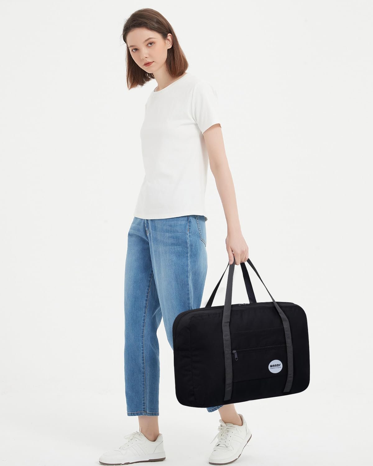 WANDF Personal Item Travel Bag, Carry On Duffle Bag Women - Image 6