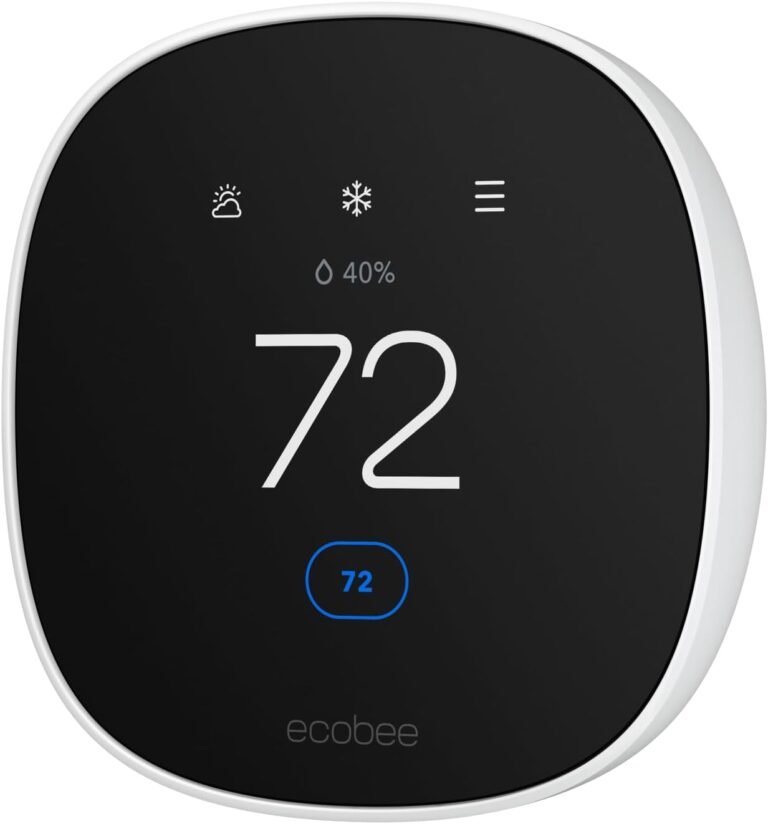 ecobee Smart Thermostat Essential - WiFi Thermostat, Energy Star Certified