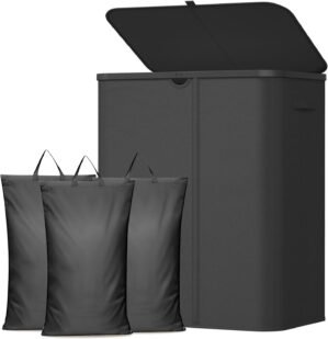 Lifewit 185L 3 Section Laundry Hamp...