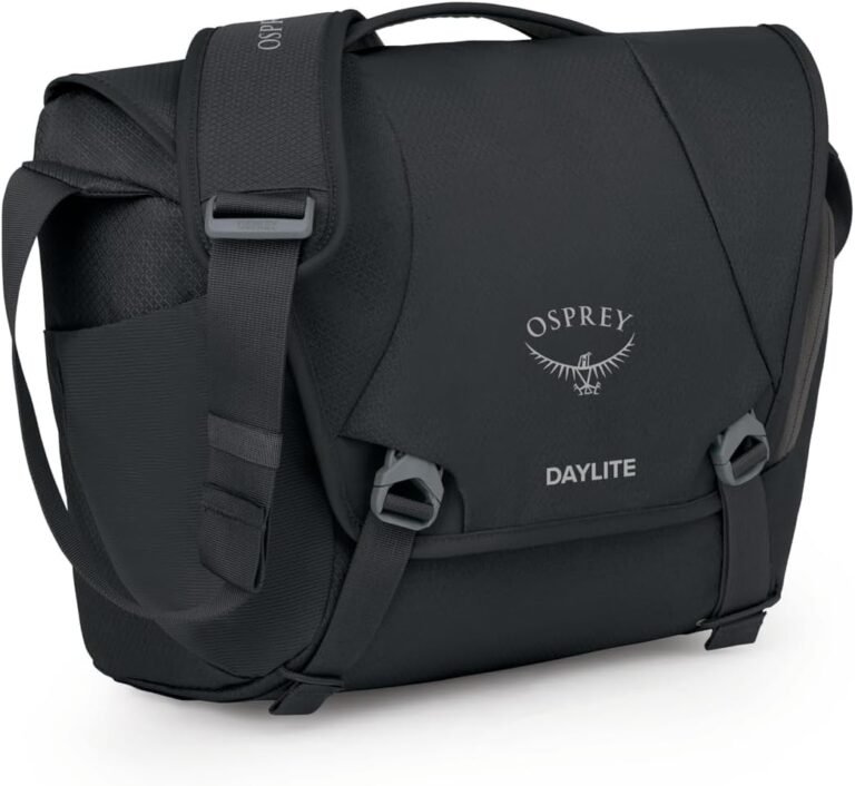 Osprey Daylite 12L Messenger Bag - Durable Crossbody Shoulder Bag with Laptop Sleeve and Bottle Pocket