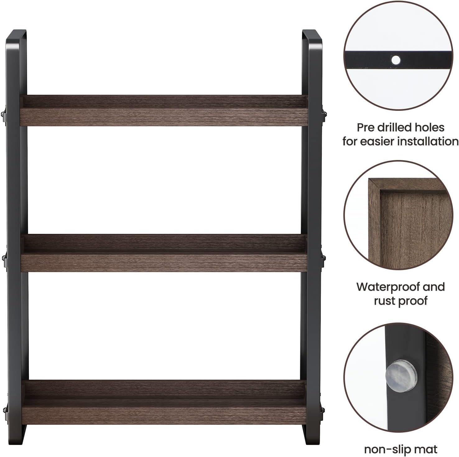 HNRLOY Bathroom Counter Organizer, Bathroom Counter Shelf, Makeup Organizer - Image 4