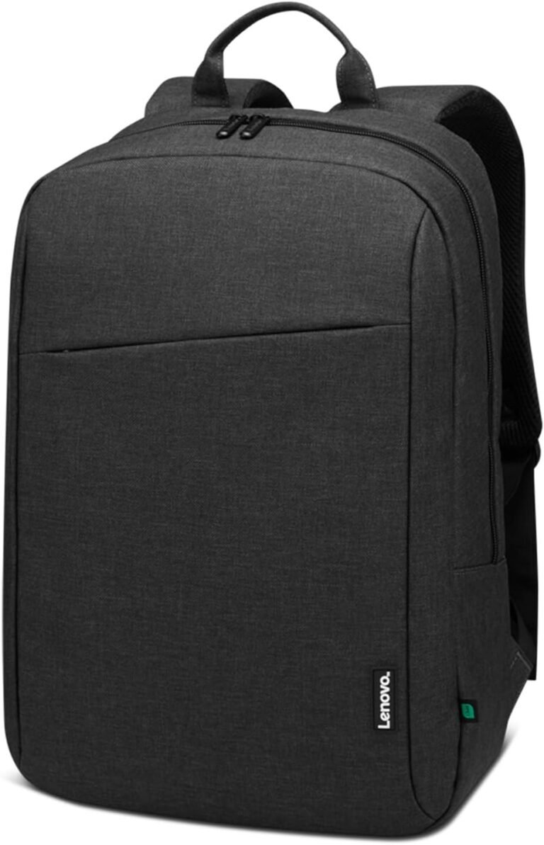 Lenovo 16” ECO Laptop Backpack - B210 - Travel Pack for Laptop or Tablet, Durable, Water-Repellent, Made from Recycled Material, Lightweight, Sleek Design for Travel, Business, Casual Backpack - Black