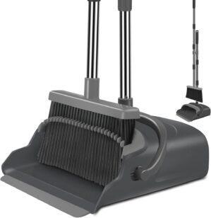 Broom and Dustpan Set for Home, Off...