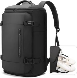BANGE 40L Travel Backpack with Shoe...
