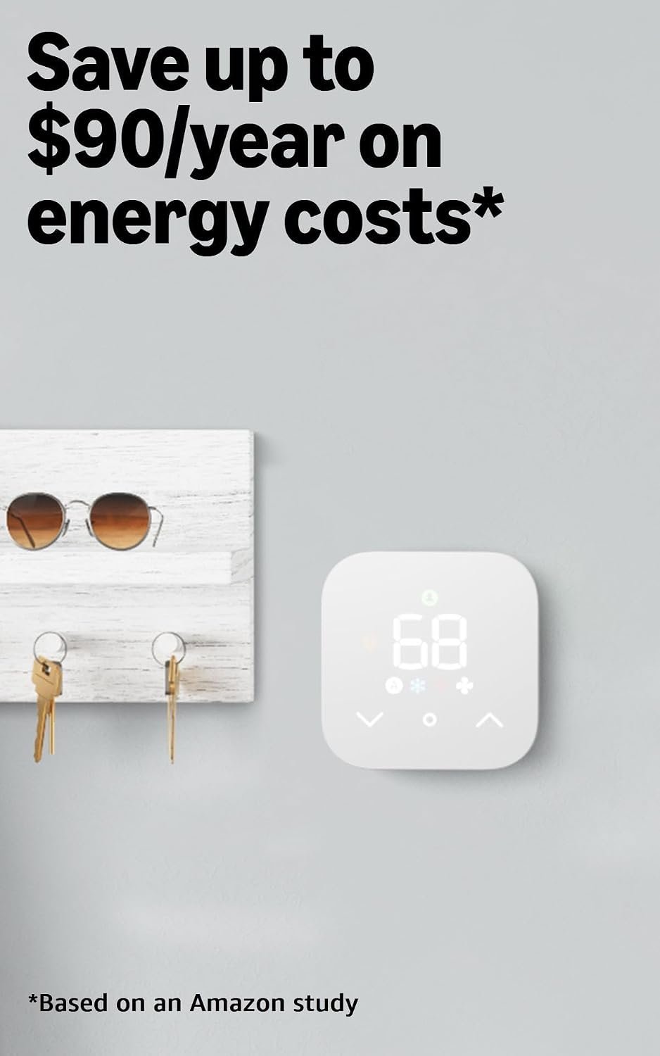 Amazon Smart Thermostat, Save money and energy, Works with Alexa and Ring, C-wire required - Image 3
