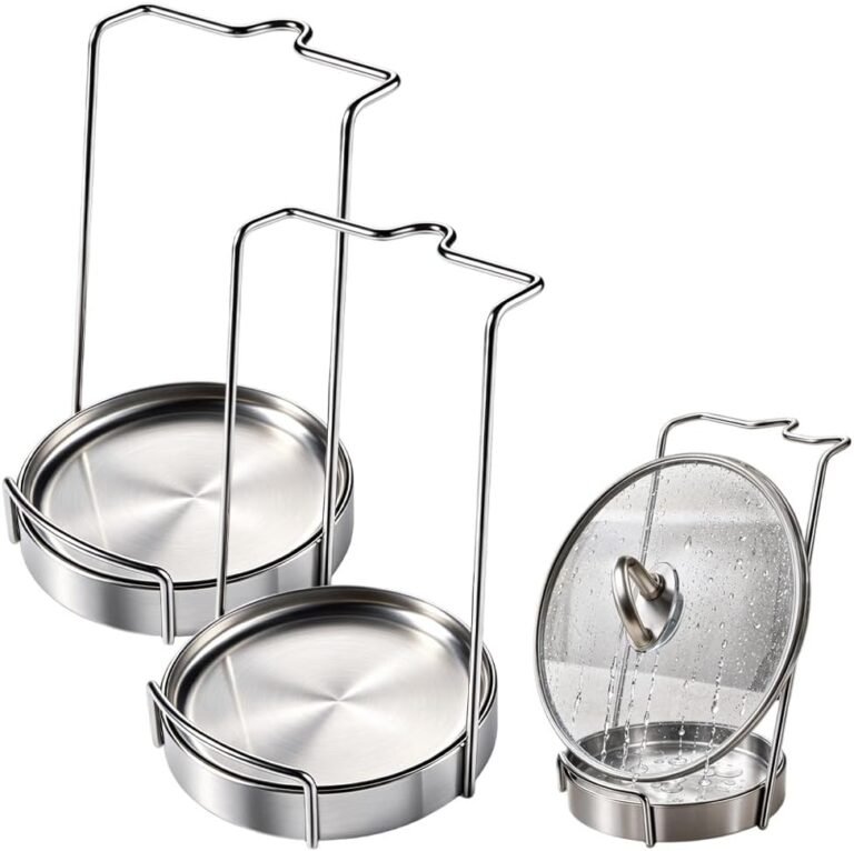 Multi-Functional Kitchen Utensil Holder, Ladle Holder,Easy Storage, Dishcloth Rack, Pan Lid Holder, Cooking Utensil Holder Organizer，2