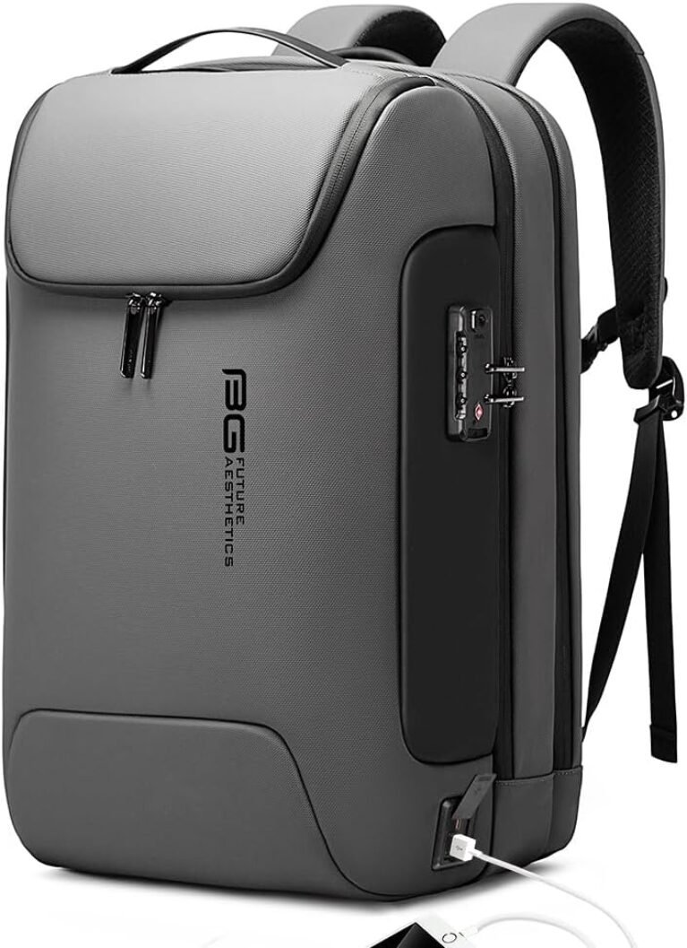 BANGE Anti Theft Backpack With TSA Lock,Waterproof Backpacks With YKK Zipper, High Tech Business Backpack For Men And Women, Laptop Backpack Fits For 17.3 Inch Notebook…