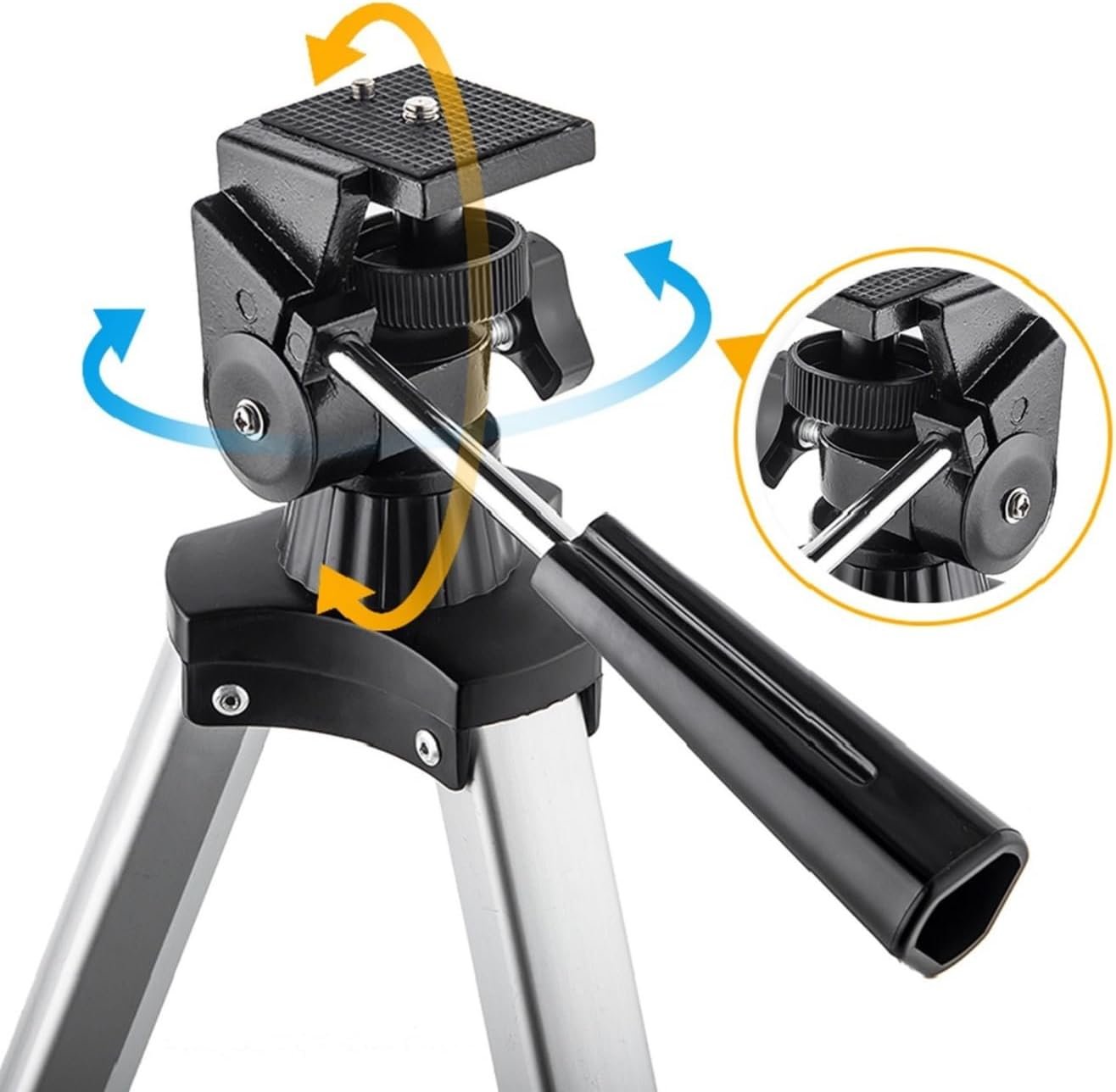Gskyer Telescope, 70mm Aperture 400mm AZ Mount Astronomical Refracting Telescope for Kids Beginners - Travel Telescope with Carry Bag, Phone Adapter and Wireless Remote. - Image 4