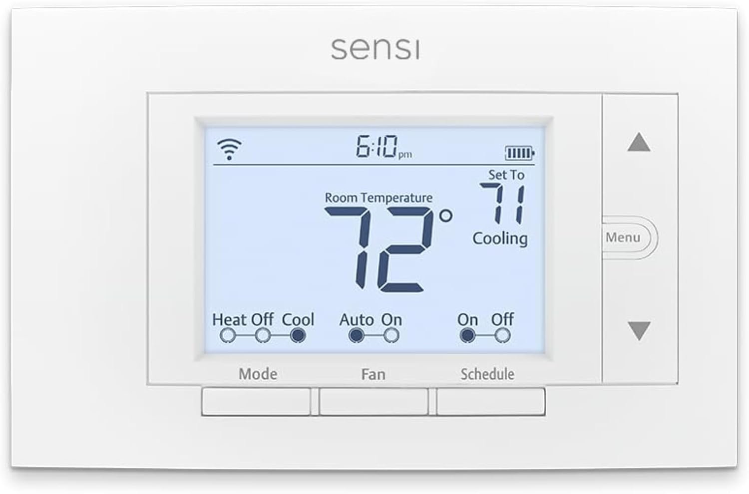 Sensi Smart Thermostat, Wi-Fi, DIY, Alexa, Energy Star Certified, ST55
