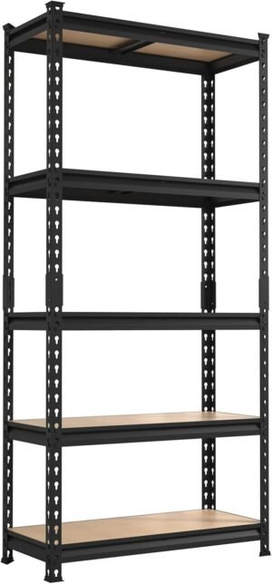 Big RED Storage Shelving Unit, 5-Ti...