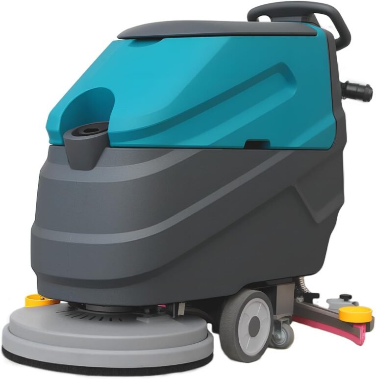 Walk-behind Floor Scrubber Machine, 22" Cleaning Width