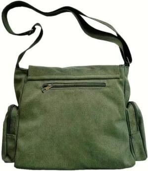 Pattern Messenger Bag Canvas Crossb...