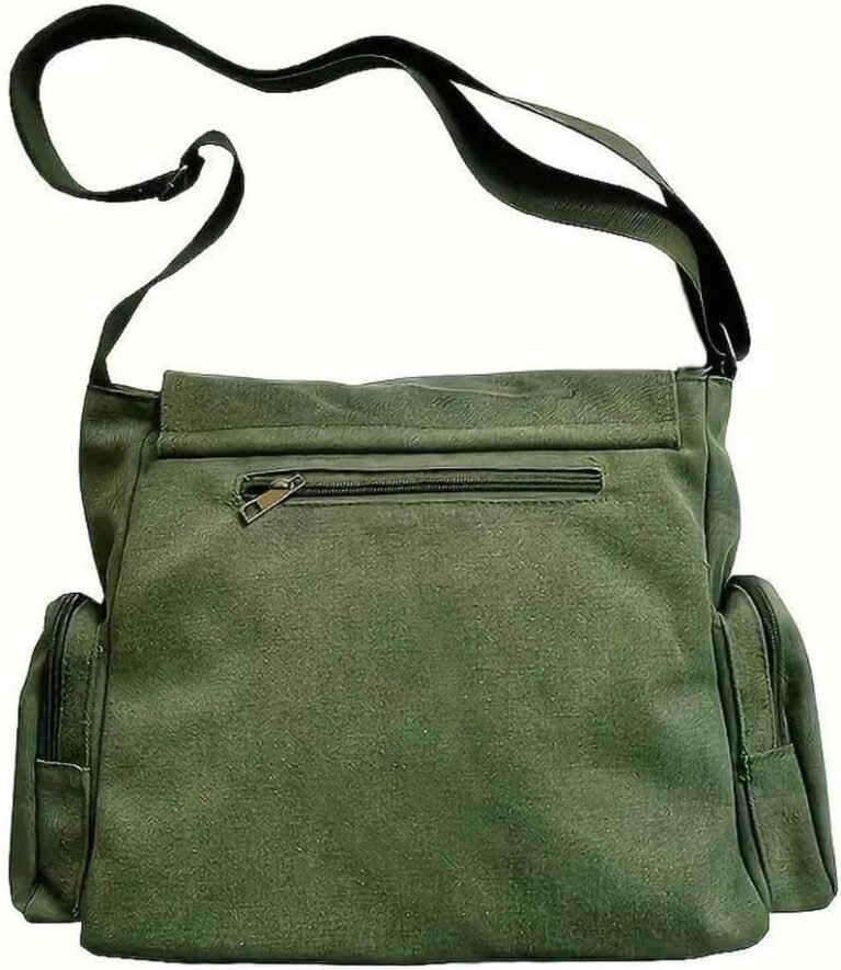 Pattern Messenger Bag Canvas Crossbody Bags Women/Men Purses with Pockets