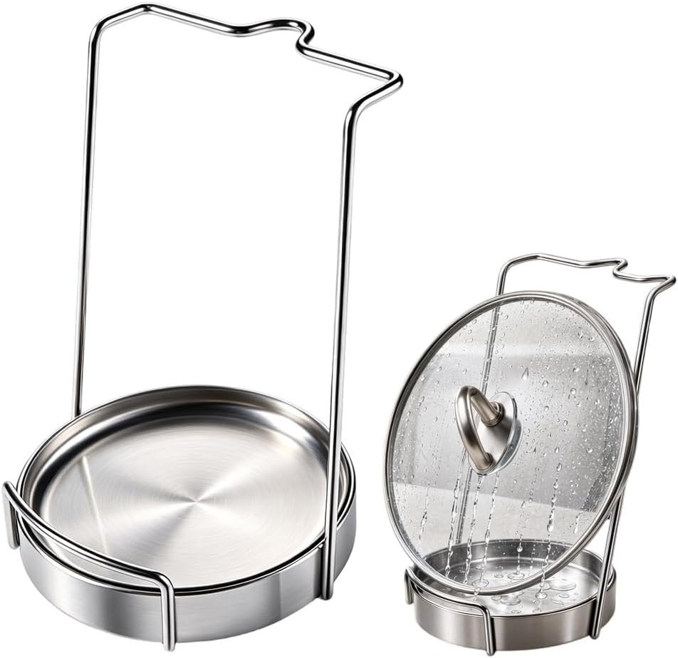 Multi-Functional Kitchen Utensil Holder, Ladle Holder,Easy Storage, Dishcloth Rack, Pan Lid Holder, Cooking Utensil Holder Organizer,1