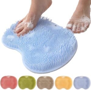 Shower Foot Scrubber Mat with Non-S...