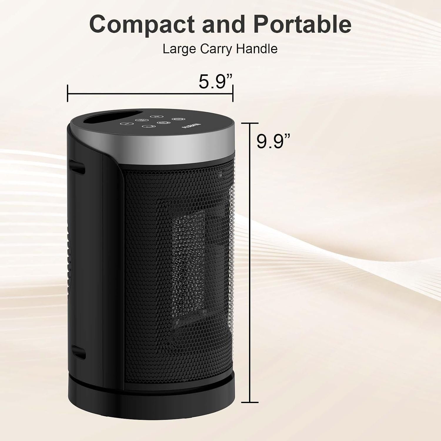 Space Heater, WINHL Portable Electric Heaters for Indoor Use,70°Oscillation - Image 5