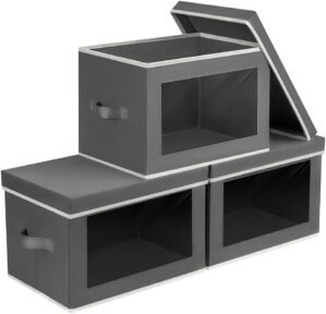 Homsorout Storage Bins with Lids &#...