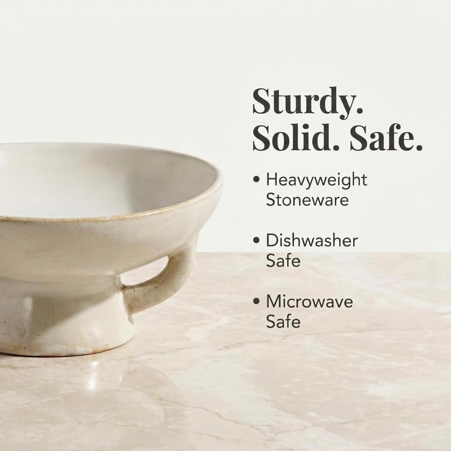 Creative Co-Op Stoneware Bowl w Reactive Glaze, White - Image 8