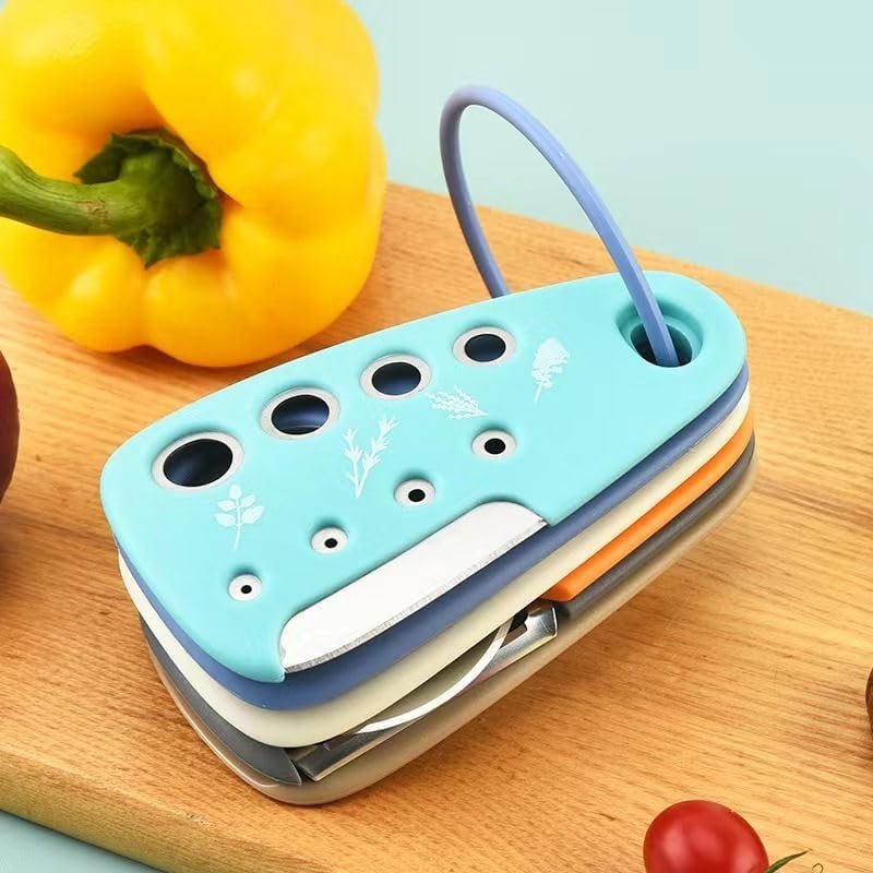 6-Piece Kitchen Gadget Set, Multi-Function Tools with Grater, Peeler, Pizza Cutter, Herb Stripper, Bottle Opener - Image 5