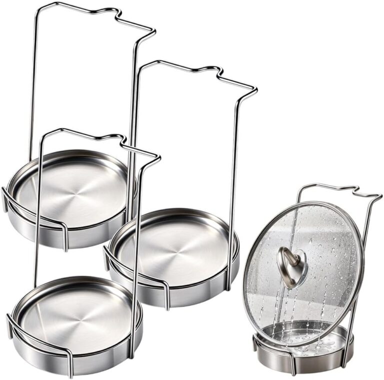 Multi-Functional Kitchen Utensil Holder, Ladle Holder,Easy Storage, Dishcloth Rack, Pan Lid Holder, Cooking Utensil Holder Organizer，3