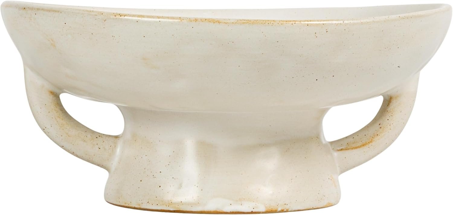 Creative Co-Op Stoneware Bowl w Reactive Glaze, White - Image 7