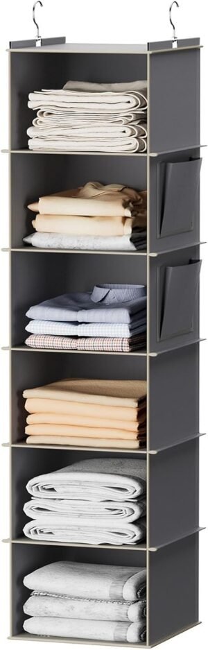YOUDENOVA Hanging Closet Organizer ...