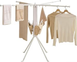 JOOM 4 Legs Clothes Drying Rack, Ga...