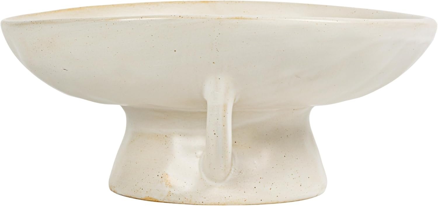 Creative Co-Op Stoneware Bowl w Reactive Glaze, White - Image 4