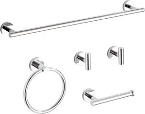Chrome Bathroom Hardware Set 5 Piec...