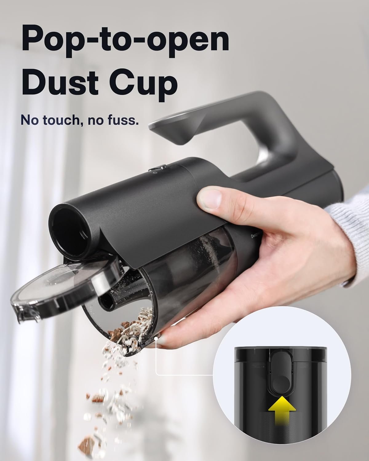 HOTO BlowVac™ Car Vacuum Cleaner High Power, Hand Vacuum Cordless, 23000Pa - Image 7