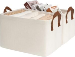 CHICVITA 30L Large Fabric Closet Bi...