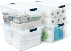 Rubbermaid Cleverstore 71 Qt Clear ...