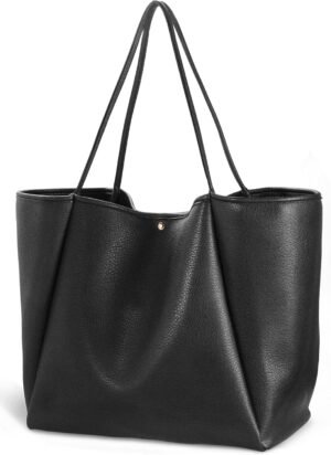 Oversize Pu Leather Tote Women Week...