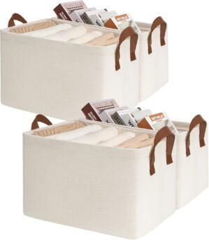 CHICVITA 30L Large Fabric Closet Ba...