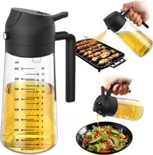 TrendPlain 16oz/470ml Glass Olive O...