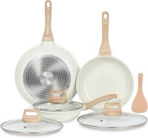 ESLITE LIFE Nonstick Ceramic Frying...