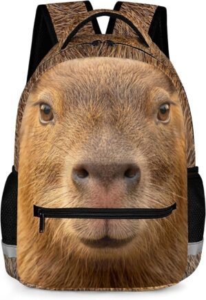 Capybara Backpack for Kids, Cute Re...