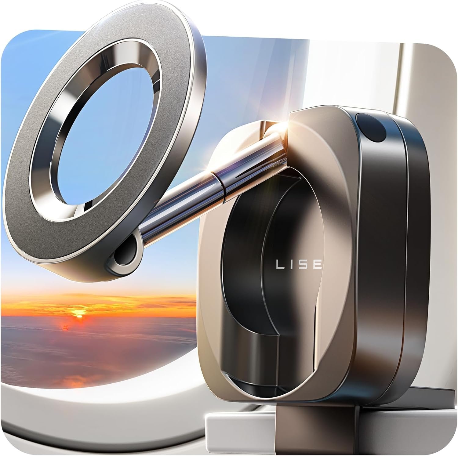 LISEN Airplane Travel Essentials for Flying Airplane Phone Holder for Desk