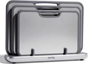 SMIRLY Titanium Cutting Board for K...