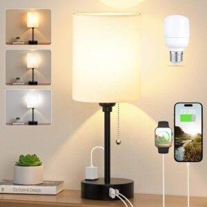 Dicoool Bedside Table Lamp for Bedr...