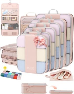 10 Set Compression Packing Cubes fo...