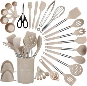 QMVESS Silicone Cooking Utensils Se...