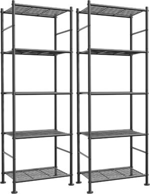 Sakugi 2-Pack 5-Tier Metal Storage ...