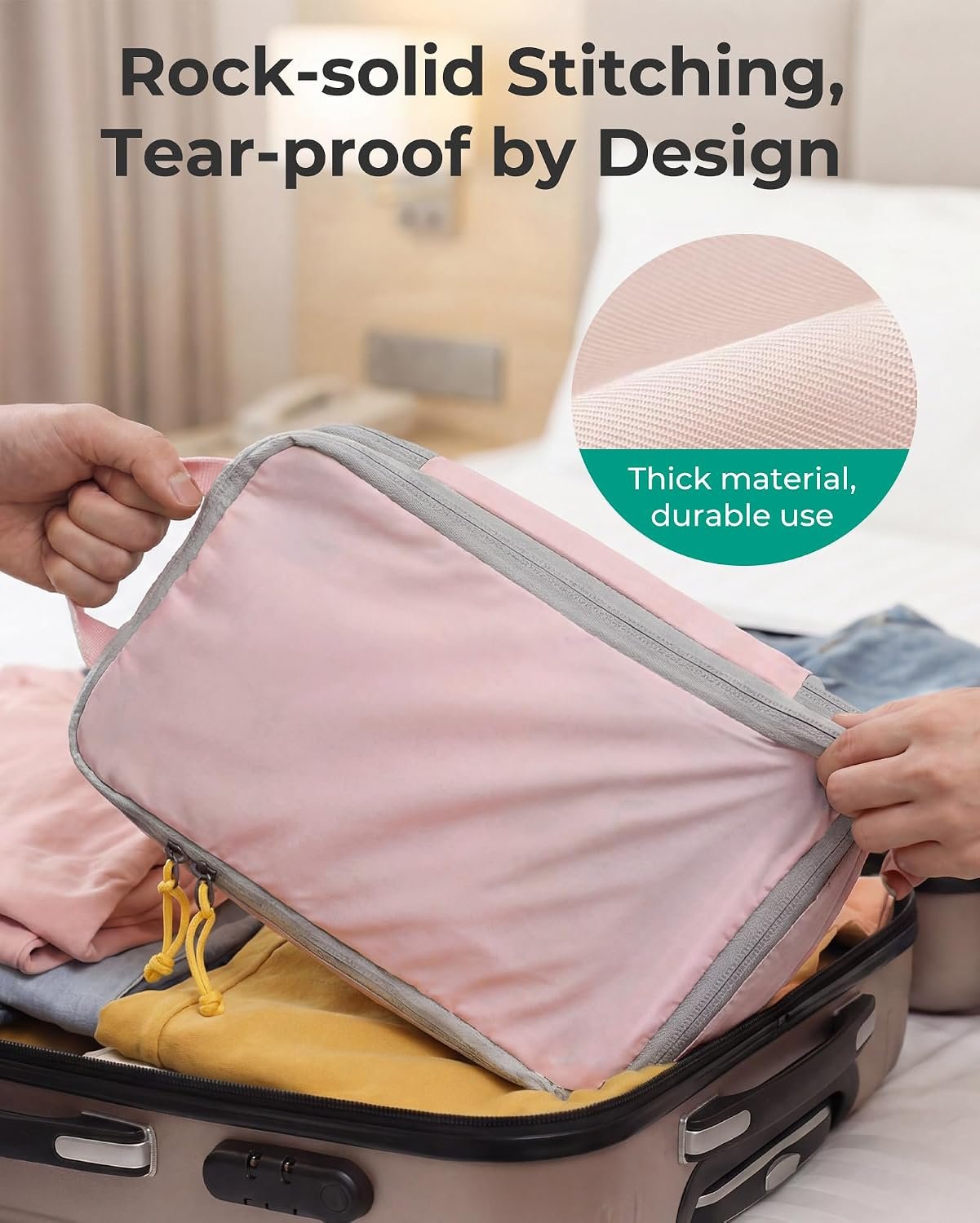 BAGSMART Compression Packing Cubes for Travel Essentials - Image 6
