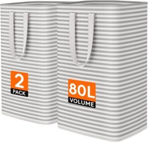 Lifewit 80L Large Laundry Baskets, ...