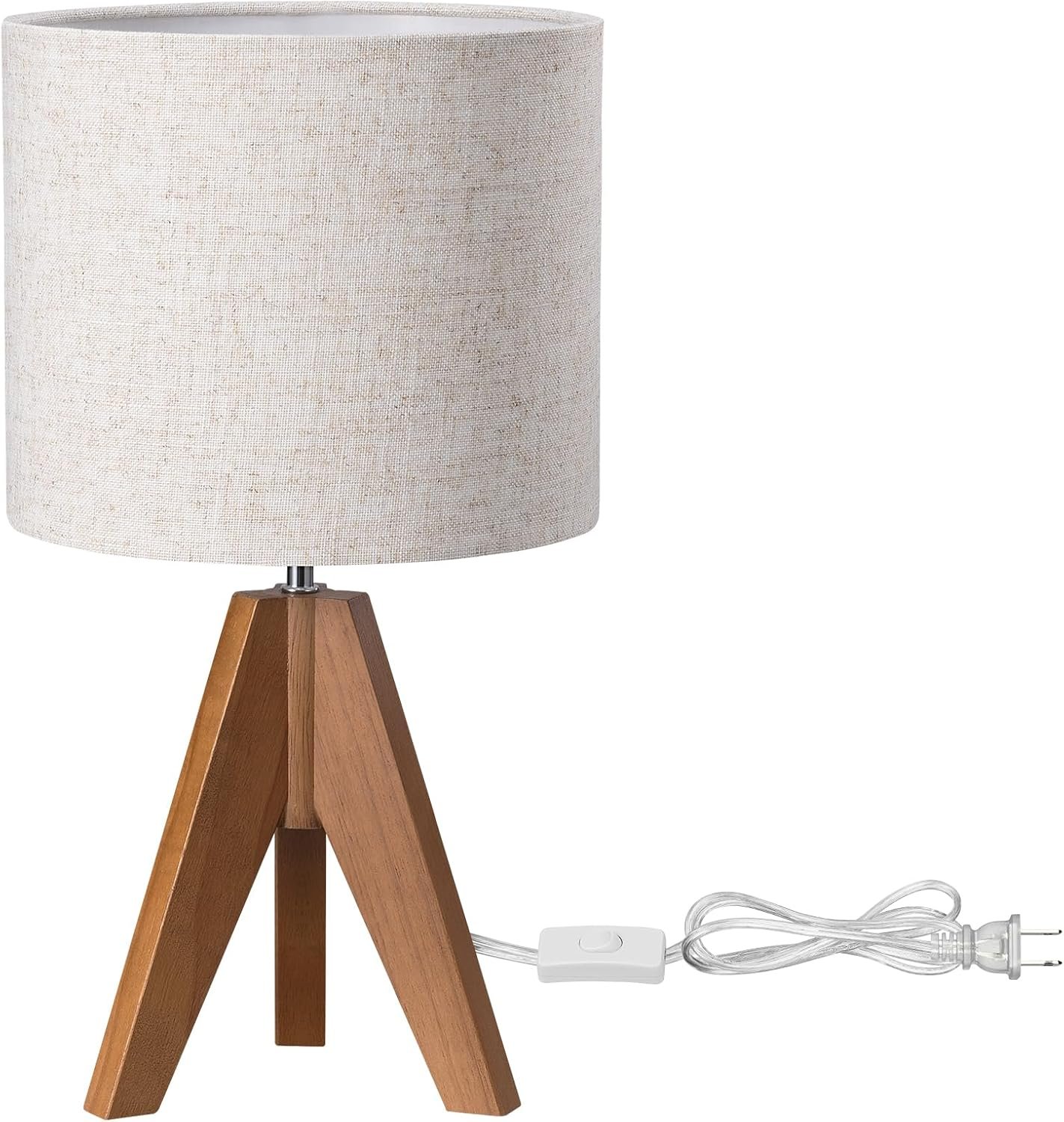 EDISHINE Tripod Table Lamp, Small Cute Bedside Lamp, 14.2 Inch, E26 Base - Image 8