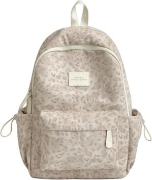 Leopard Print Backpack for Women &#...