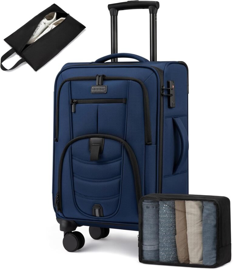 Carry On Luggage 22x14x9 Airline Approved with TSA Lock for Business Trip
